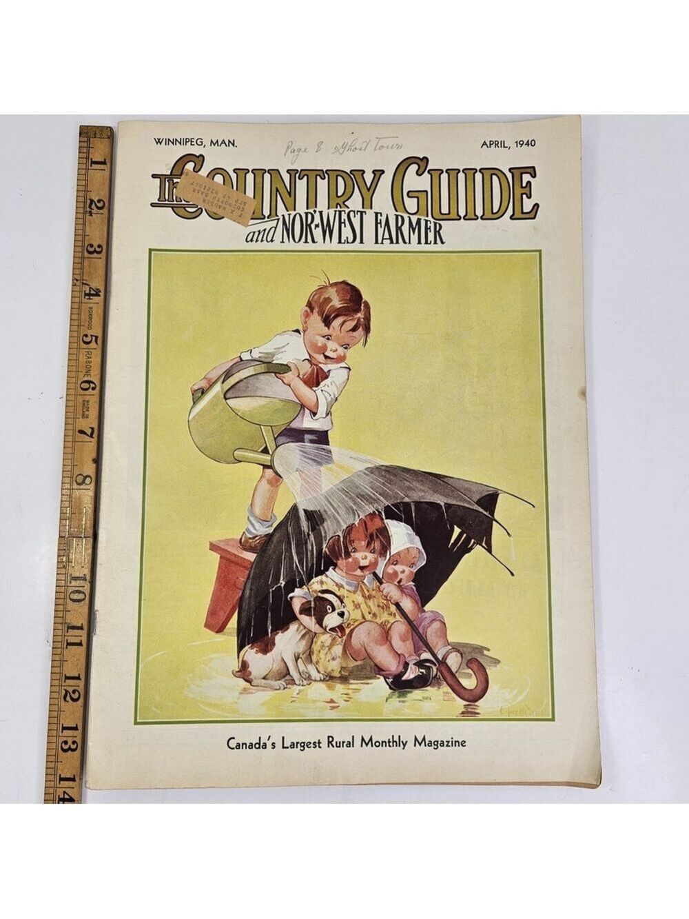 1940 Country Guide Magazine Winnipeg Manitoba Canada Nice Condition! Farmer